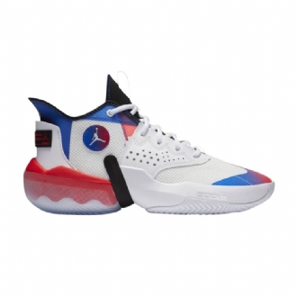 Air Jordan React Elevation Fehér Fekete Kék Piros Férfi Cipő