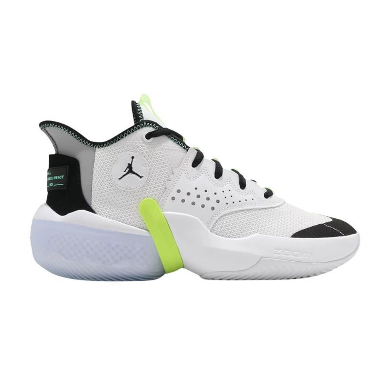 Air Jordan React Elevation Fehér Fekete Zöld Férfi Cipő