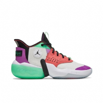 Air Jordan React Elevation Fehér Lila Piros Zöld Fekete Férfi Cipők