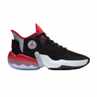 Air Jordan React Elevation Fekete Szürke Piros Férfi Cipő