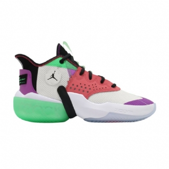 Air Jordan React Elevation Pf Fehér Lila Piros Zöld Fekete Férfi Cipők