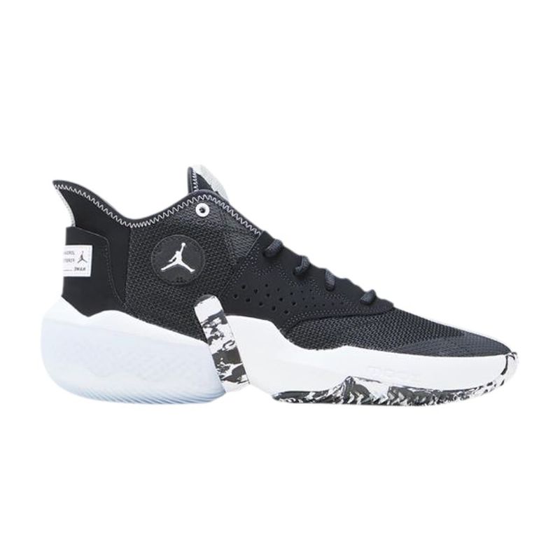 Air Jordan React Elevation Tb Fekete Szürke Fehér Férfi Cipő
