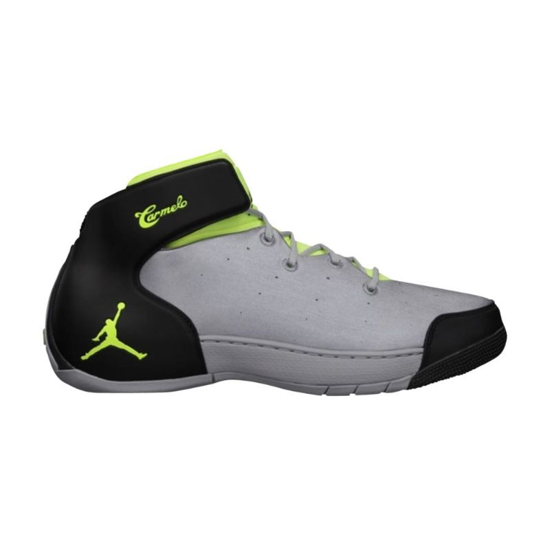 Air Jordan Melo 1.5 Szürke Fekete Zöld Férfi Cipő