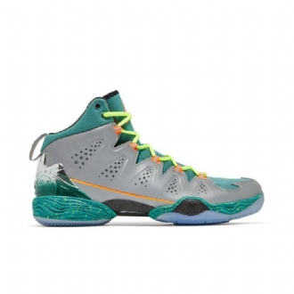 Air Jordan Melo M10 Ezüst Zöld Narancssárga Férfi Cipő