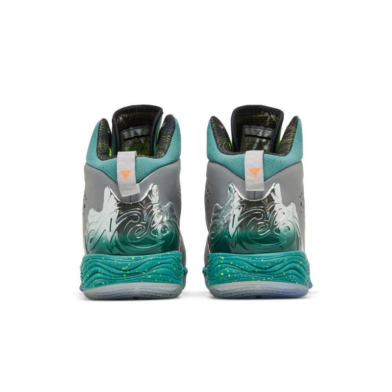 Air Jordan Melo M10 Ezüst Zöld Narancssárga Férfi Cipő