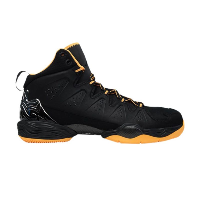 Air Jordan Melo M10 Középfekete Narancssárga Férfi Cipő