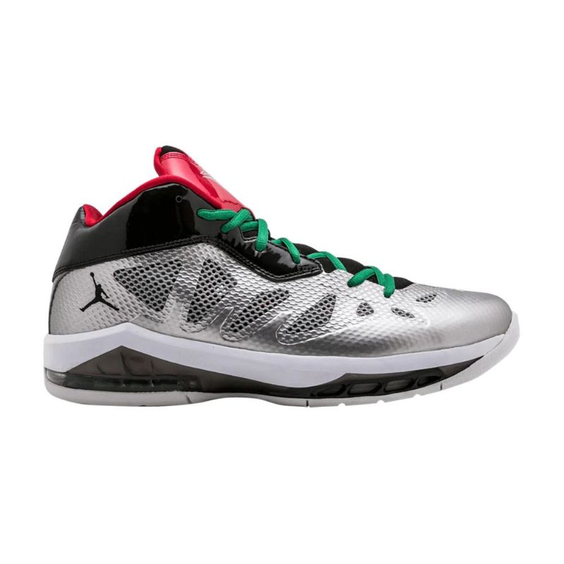 Air Jordan Melo M8 Advance Ezüst Fekete Piros Zöld Férfi Cipő