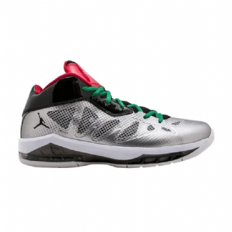 Air Jordan Melo M8 Advance Ezüst Fekete Piros Zöld Férfi Cipő