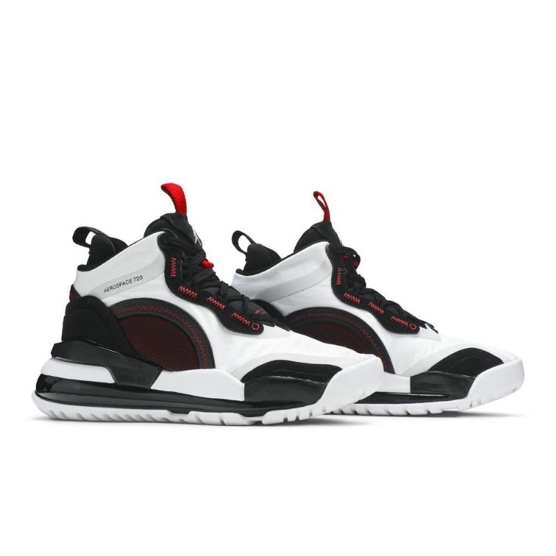 Air Jordan Aerospace 720 Fehér Fekete Piros Férfi Cipő