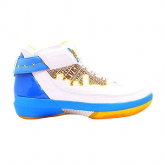 Air Jordan 22 És Fehér Kék Férfi Cipő