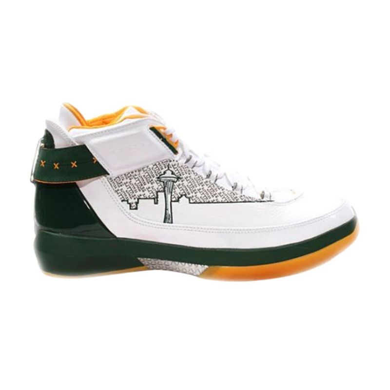 Air Jordan 22 Og Pe Fehér Zöld Narancssárga Férfi Cipő