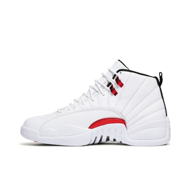 Air Jordan 12 Retro Fehér Piros Fekete Férfi Cipő