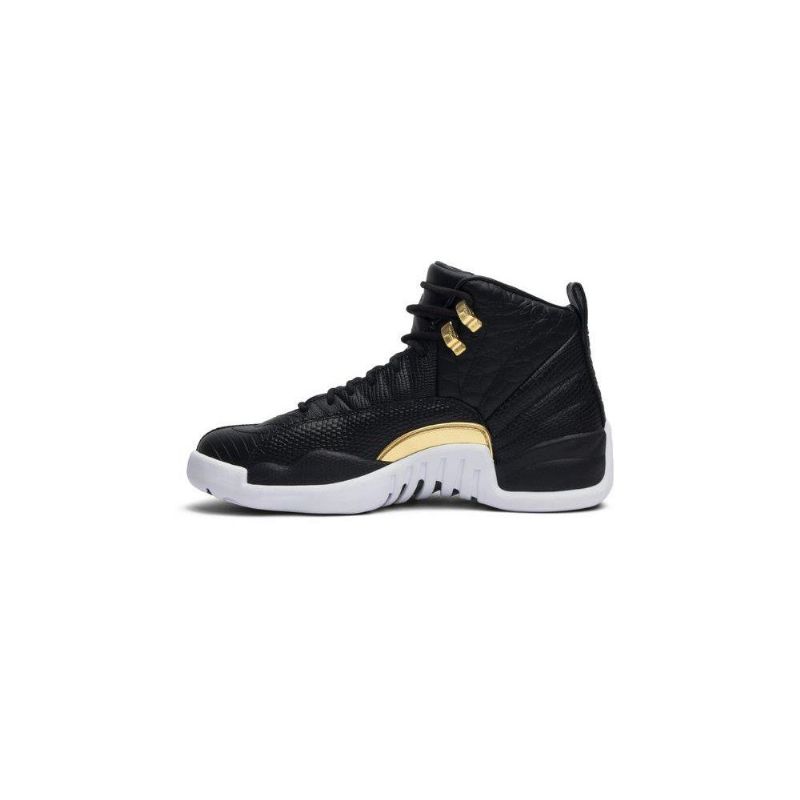 Air Jordan 12 Retro Fekete Arany Fehér Női Cipő