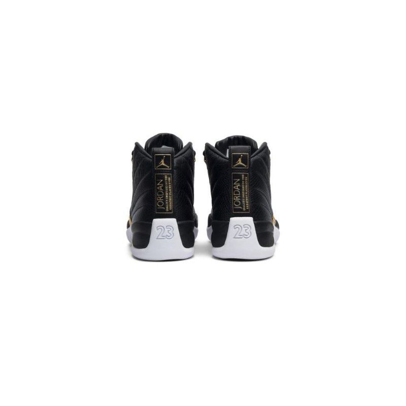 Air Jordan 12 Retro Fekete Arany Fehér Női Cipő