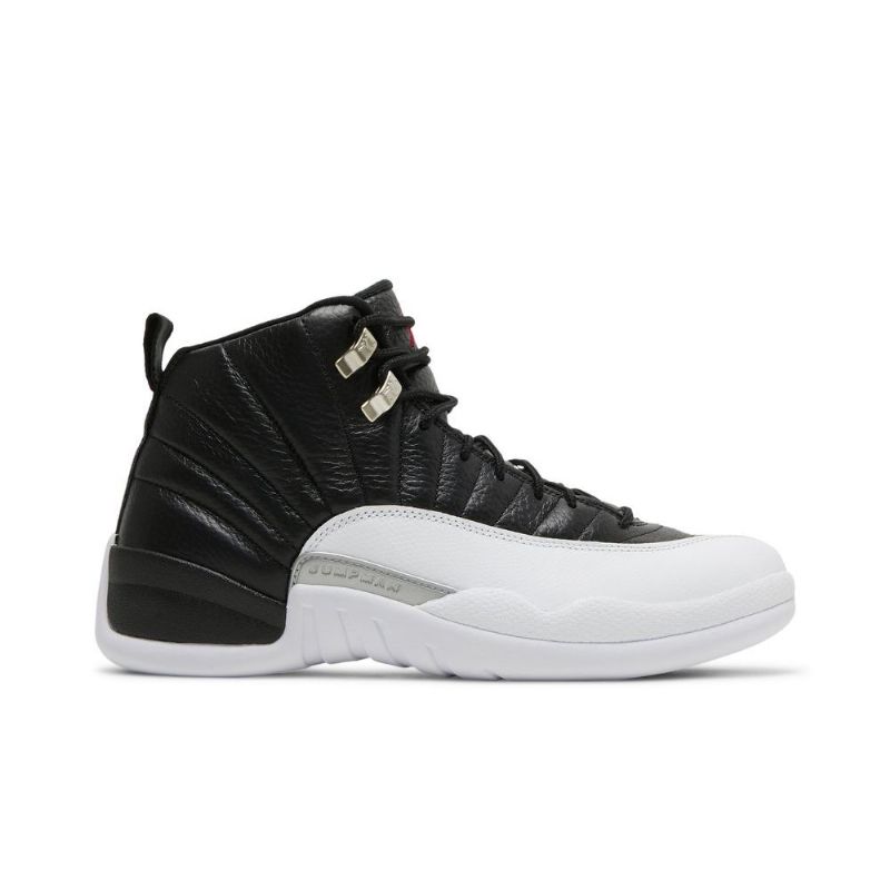 Air Jordan 12 Retro Fekete Fehér Piros Férfi Cipő