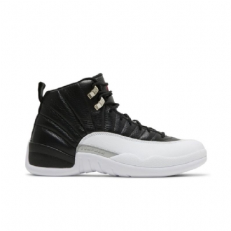 Air Jordan 12 Retro Fekete Fehér Piros Férfi Cipő