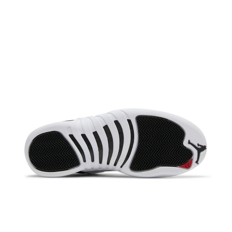 Air Jordan 12 Retro Fekete Fehér Piros Férfi Cipő