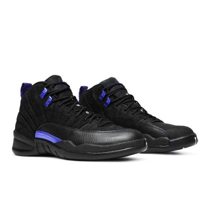 Air Jordan 12 Retro Fekete Kék Férfi Cipő