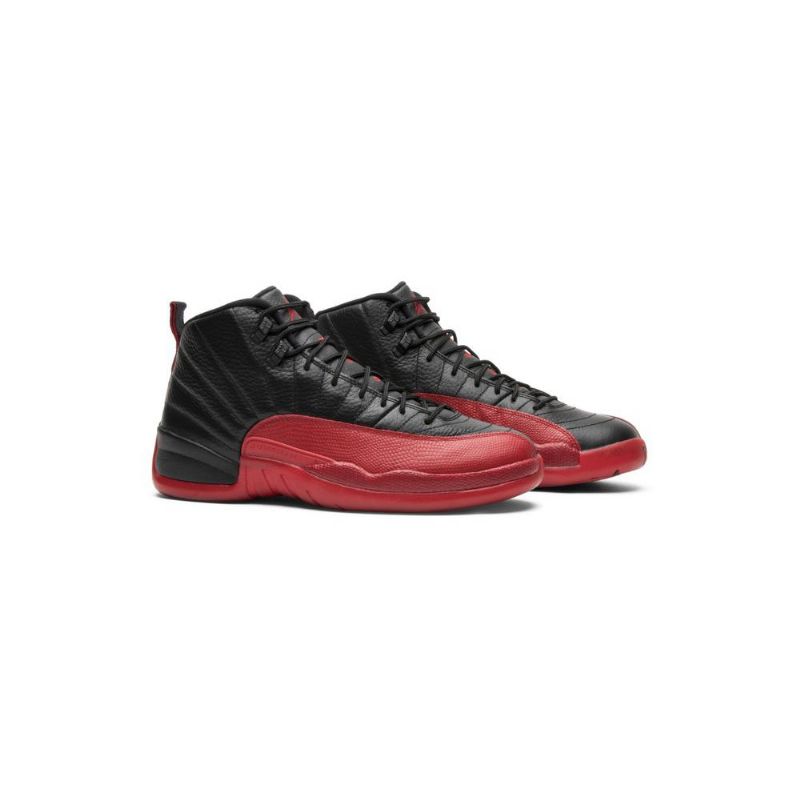 Air Jordan 12 Retro Fekete Piros Férfi Cipő