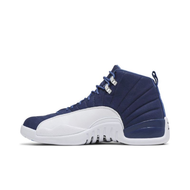 Air Jordan 12 Retro Kék Fehér Férfi Cipő