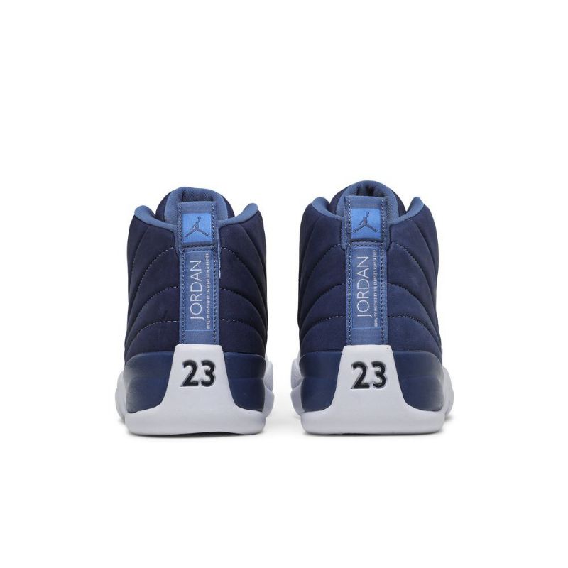 Air Jordan 12 Retro Kék Fehér Férfi Cipő