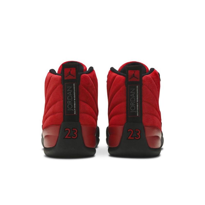Air Jordan 12 Retro Piros Fekete Férfi Cipő