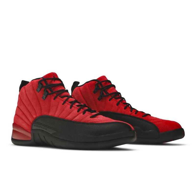 Air Jordan 12 Retro Piros Fekete Férfi Cipő
