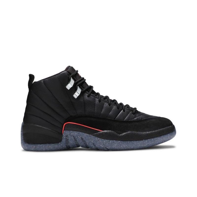 Air Jordan 12 Utility Fekete Piros Fehér Férfi Cipő