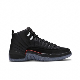 Air Jordan 12 Utility Fekete Piros Fehér Férfi Cipő