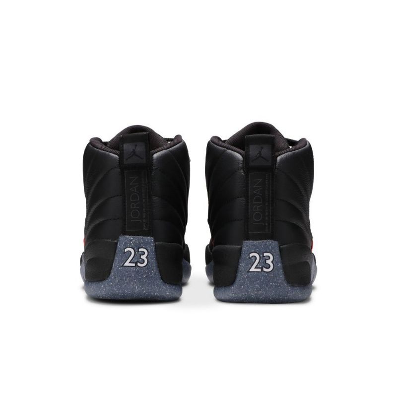 Air Jordan 12 Utility Fekete Piros Fehér Férfi Cipő