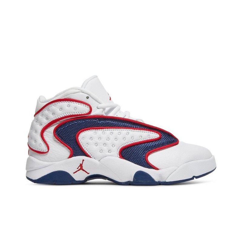 Air Jordan És Fehér Piros Sötétkék Női Cipő
