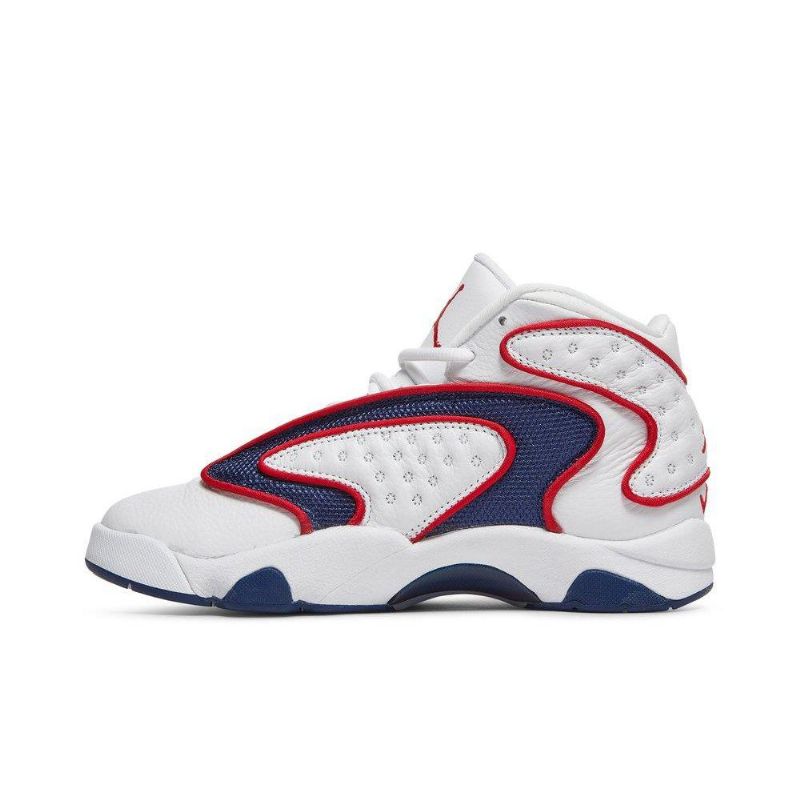 Air Jordan És Fehér Piros Sötétkék Női Cipő