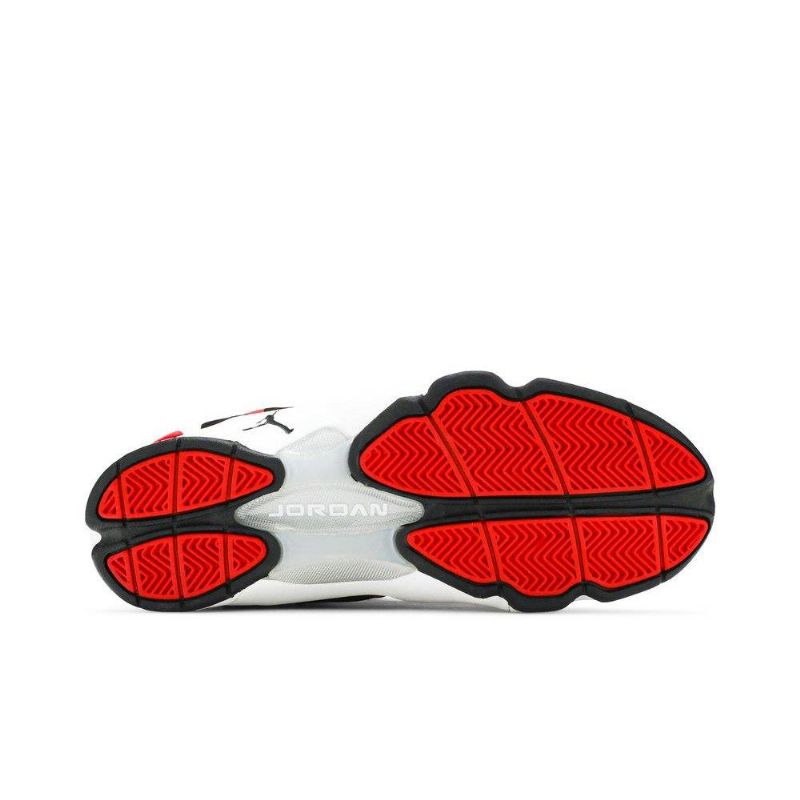 Air Jordan És Piros Fekete-fehér Női Cipők