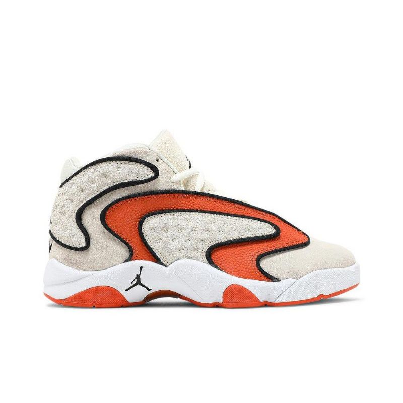 Air Jordan Og Bézs Narancssárga Fekete Fehér Női Cipő