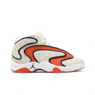 Air Jordan Og Bézs Narancssárga Fekete Fehér Női Cipő