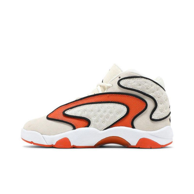 Air Jordan Og Bézs Narancssárga Fekete Fehér Női Cipő