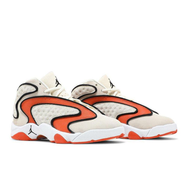 Air Jordan Og Bézs Narancssárga Fekete Fehér Női Cipő