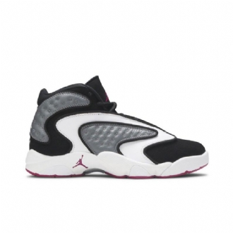 Air Jordan Og Fekete Szürke Fehér Lila Női Cipők