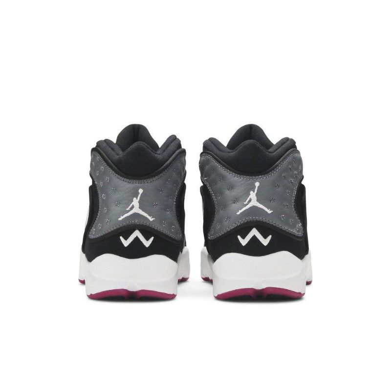 Air Jordan Og Fekete Szürke Fehér Lila Női Cipők