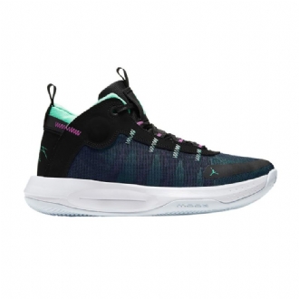 Air Jordan Jumpman 2020 Pf Fekete Türkiz Lila Férfi Cipők