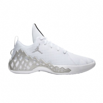 Air Jordan Jumpman Diamond Alacsony Fehér Ezüst Férfi Cipő