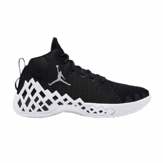 Air Jordan Jumpman Diamond Mid Fekete Fehér Ezüst Férfi Cipő