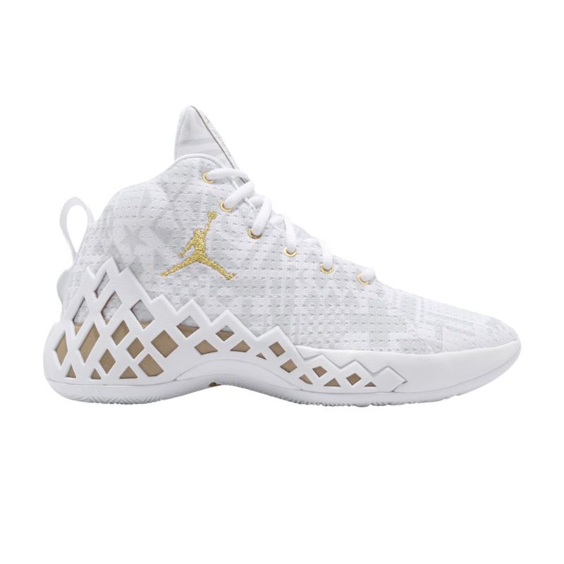 Air Jordan Jumpman Diamond Mid Pf Fehér Gold Férfi Cipők