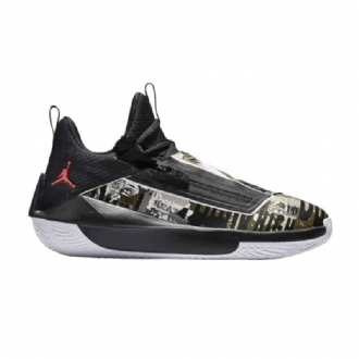 Air Jordan Jumpman Hustle Fekete Piros Olíva Zöld Férfi Cipő