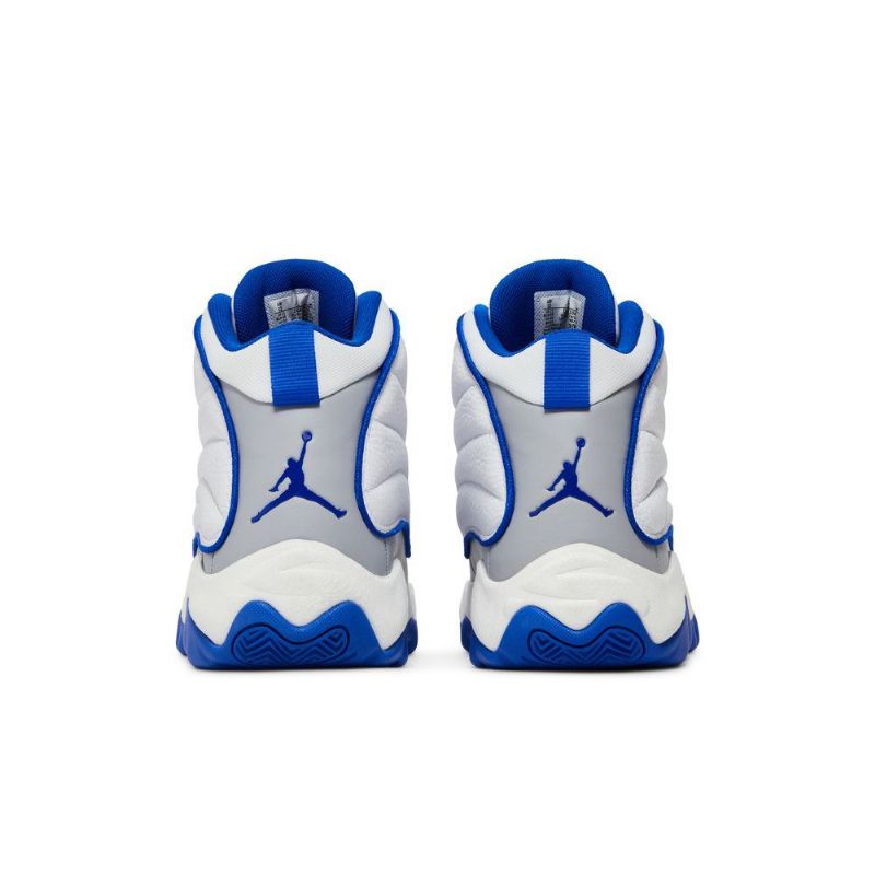Air Jordan Pro Erős Fehér Kék Szürke Férfi Cipő
