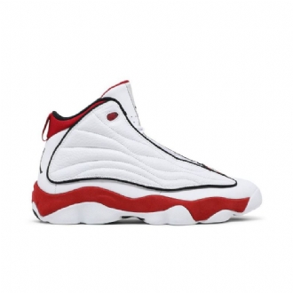 Air Jordan Pro Erős Fehér Piros Fekete Férfi Cipő