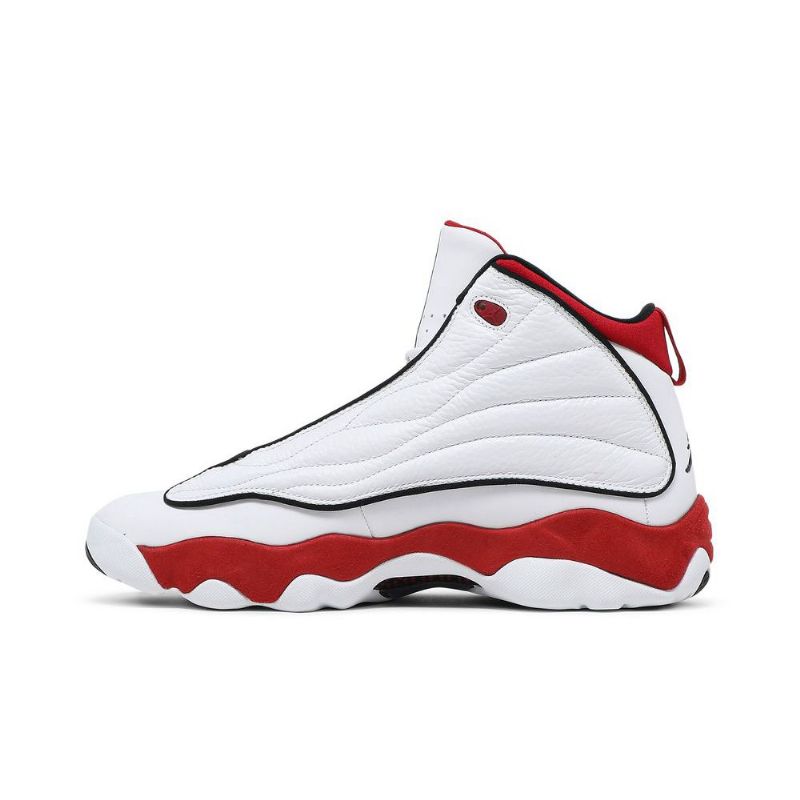 Air Jordan Pro Erős Fehér Piros Fekete Férfi Cipő