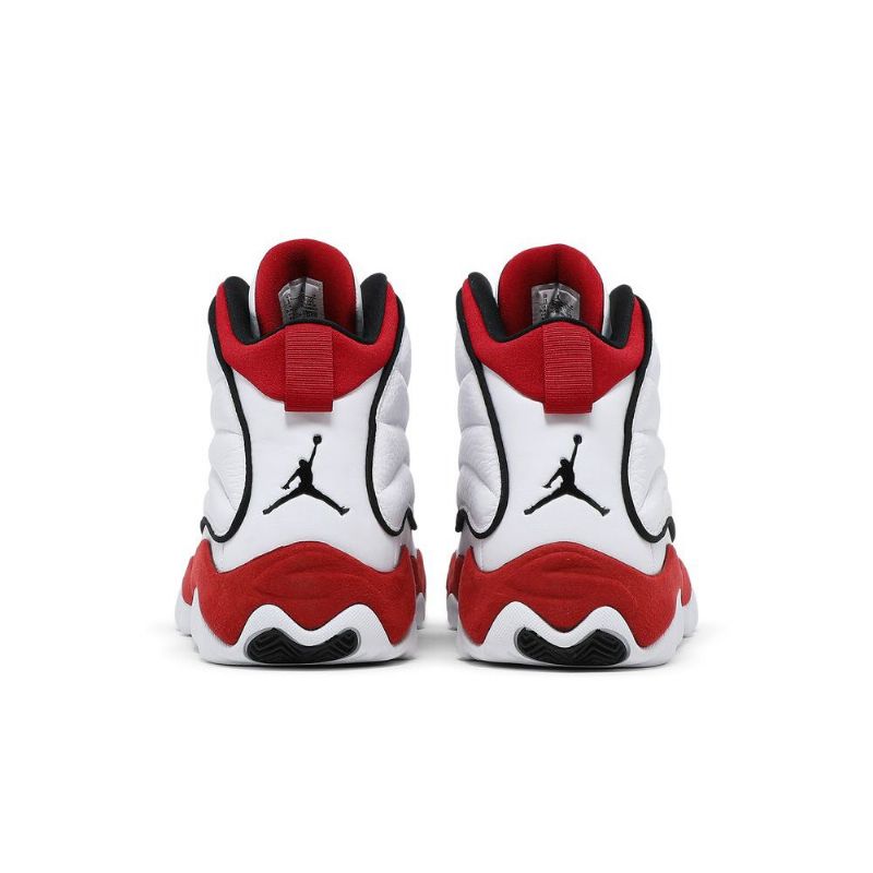Air Jordan Pro Erős Fehér Piros Fekete Férfi Cipő