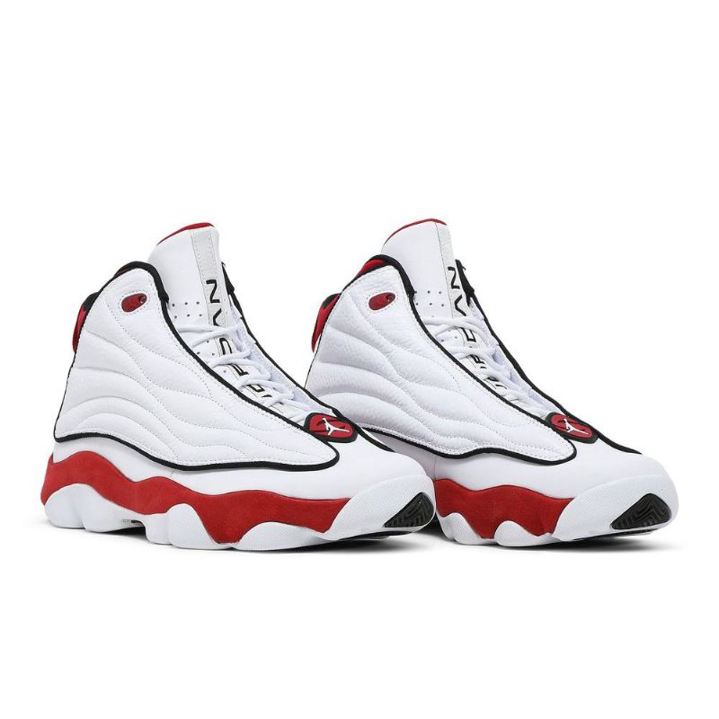 Air Jordan Pro Erős Fehér Piros Fekete Férfi Cipő