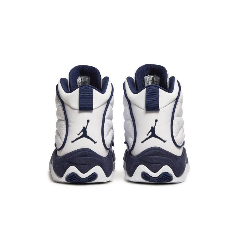 Air Jordan Pro Erős Fehér Sötétkék Férfi Cipő